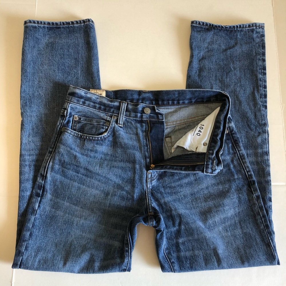 J Crew 1040 Straight Leg Kaihara Denim Jeans Sz 29